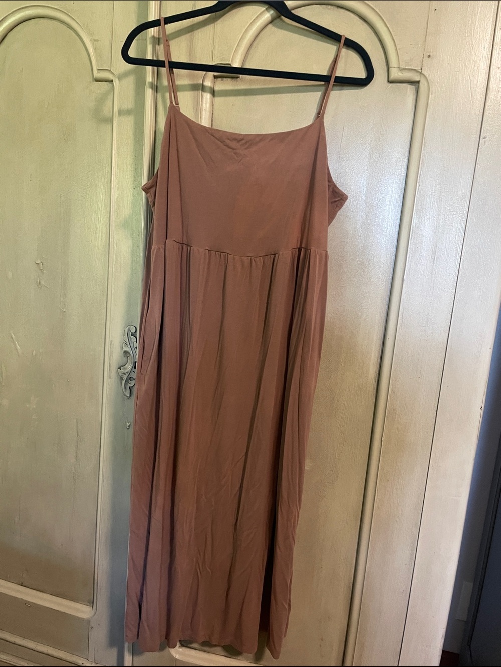 Old Navy Spaghetti Strap Maxi Dress in Mauve Pink